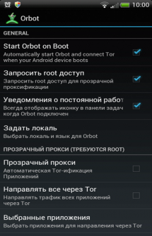 Orbot Tor on Android